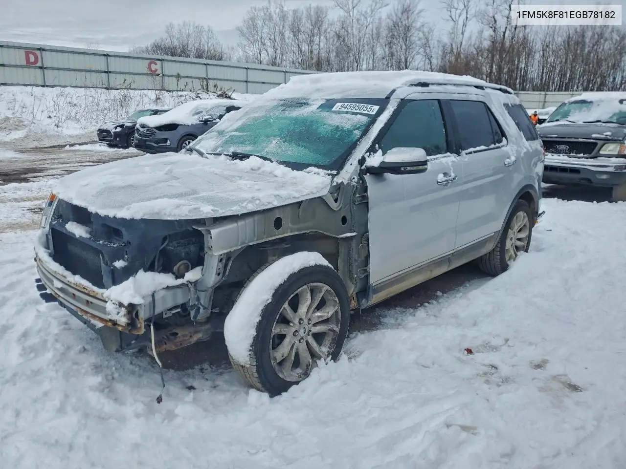 1FM5K8F81EGB78182 2014 Ford Explorer Limited