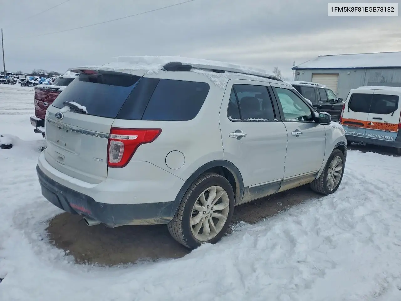 1FM5K8F81EGB78182 2014 Ford Explorer Limited