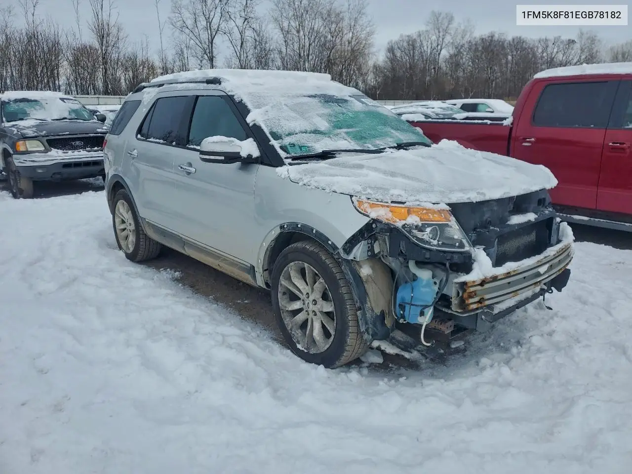 1FM5K8F81EGB78182 2014 Ford Explorer Limited