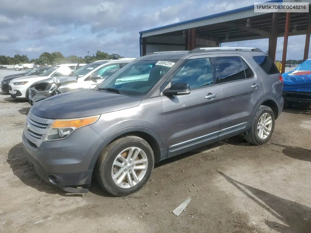 1FM5K7D83EGC45216 2014 Ford Explorer Xlt