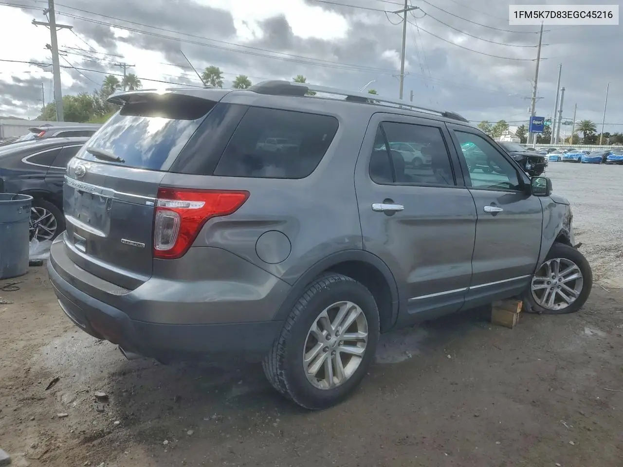 1FM5K7D83EGC45216 2014 Ford Explorer Xlt