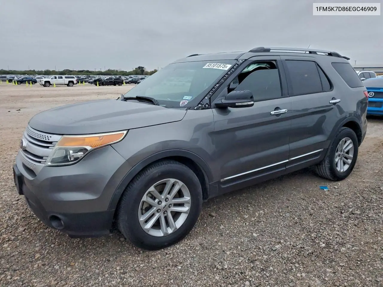 1FM5K7D86EGC46909 2014 Ford Explorer Xlt