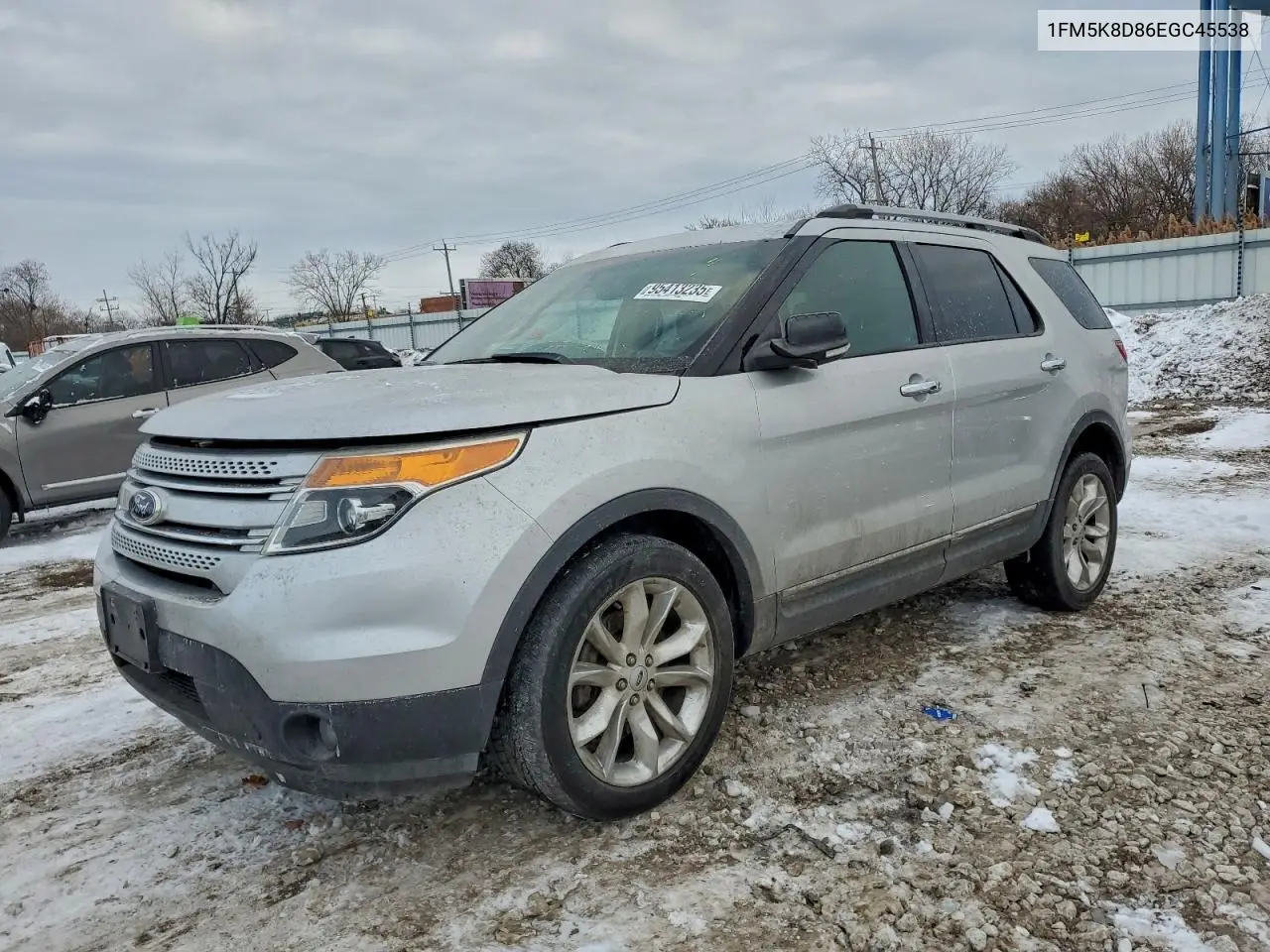 1FM5K8D86EGC45538 2014 Ford Explorer Xlt