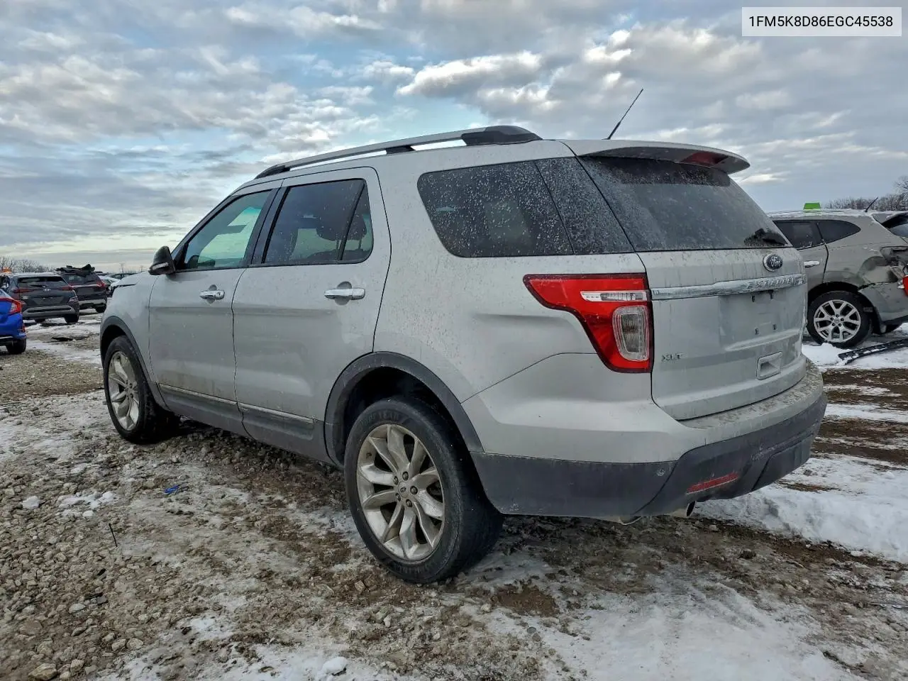 1FM5K8D86EGC45538 2014 Ford Explorer Xlt