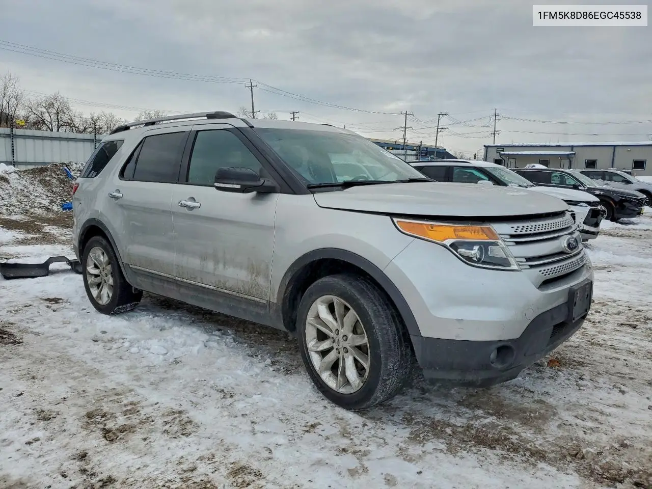 1FM5K8D86EGC45538 2014 Ford Explorer Xlt