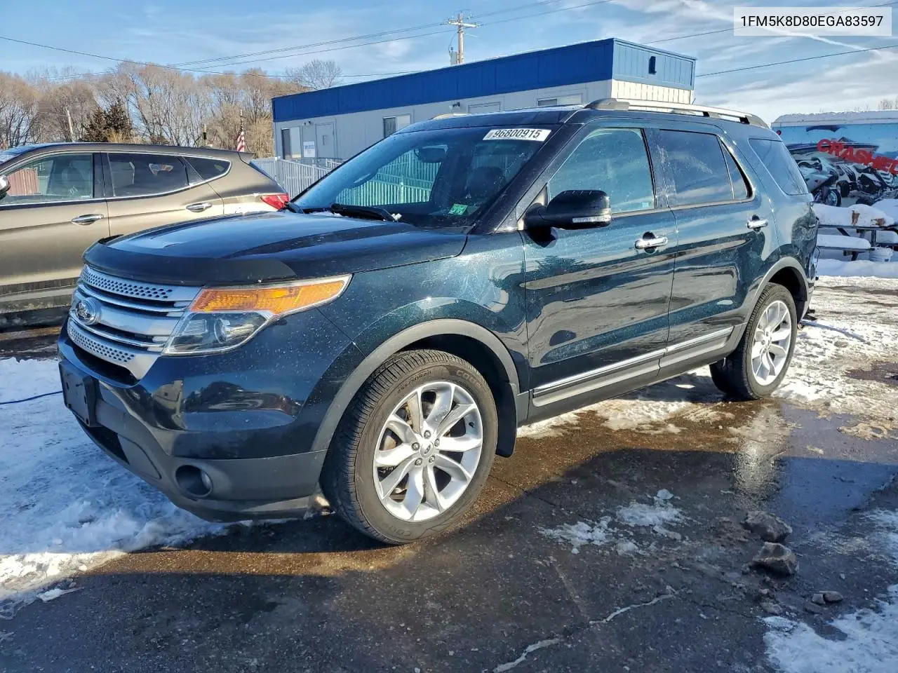1FM5K8D80EGA83597 2014 Ford Explorer Xlt