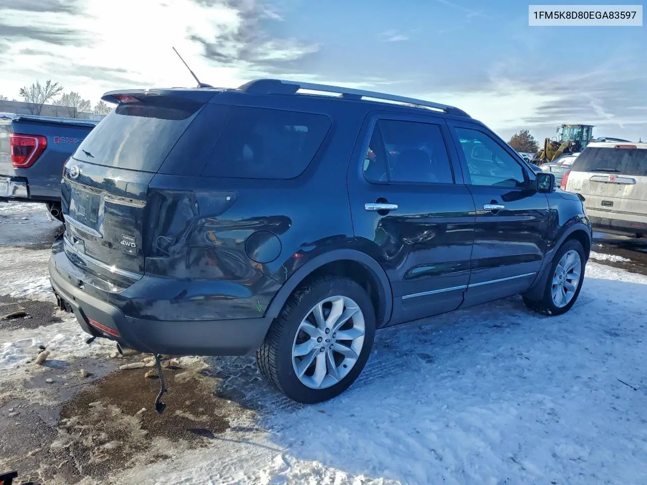 1FM5K8D80EGA83597 2014 Ford Explorer Xlt
