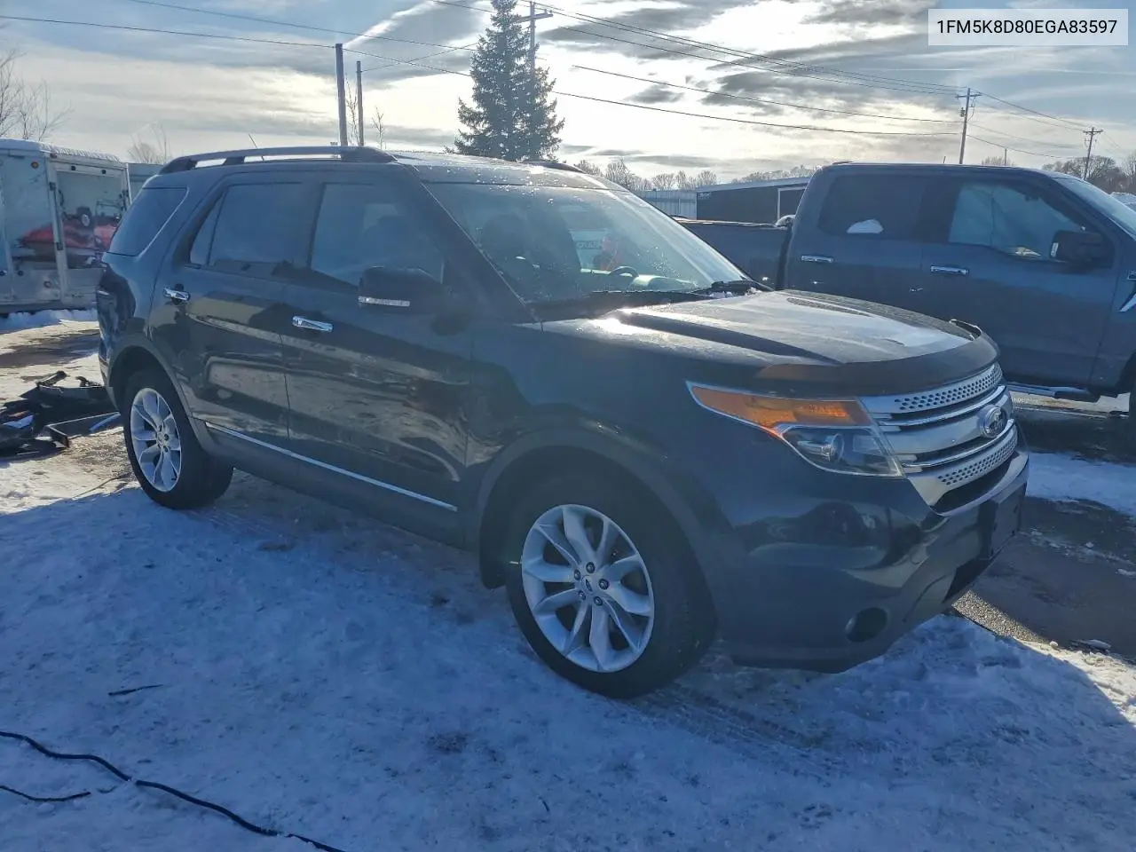1FM5K8D80EGA83597 2014 Ford Explorer Xlt