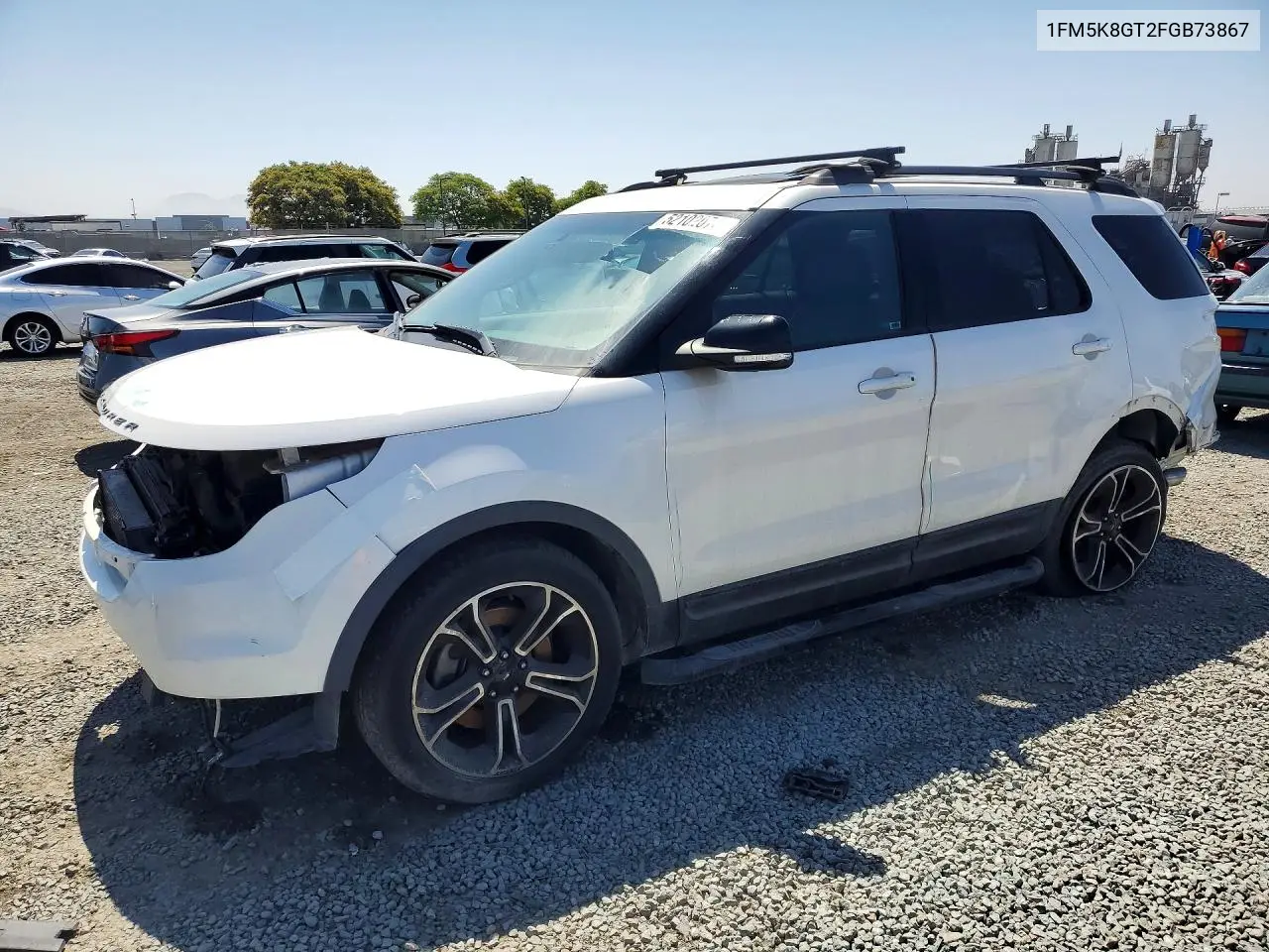 1FM5K8GT2FGB73867 2015 Ford Explorer Sport