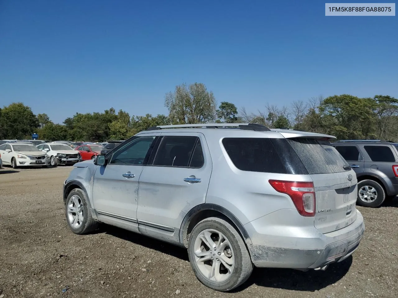 1FM5K8F88FGA88075 2015 Ford Explorer Limited