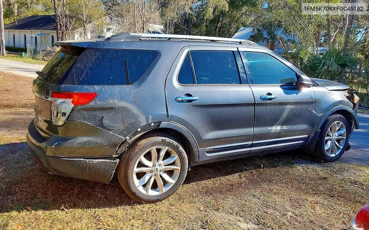 1FM5K7D8XFGC45182 2015 Ford Explorer Xlt