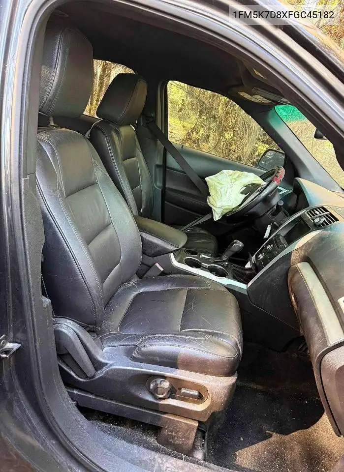 1FM5K7D8XFGC45182 2015 Ford Explorer Xlt