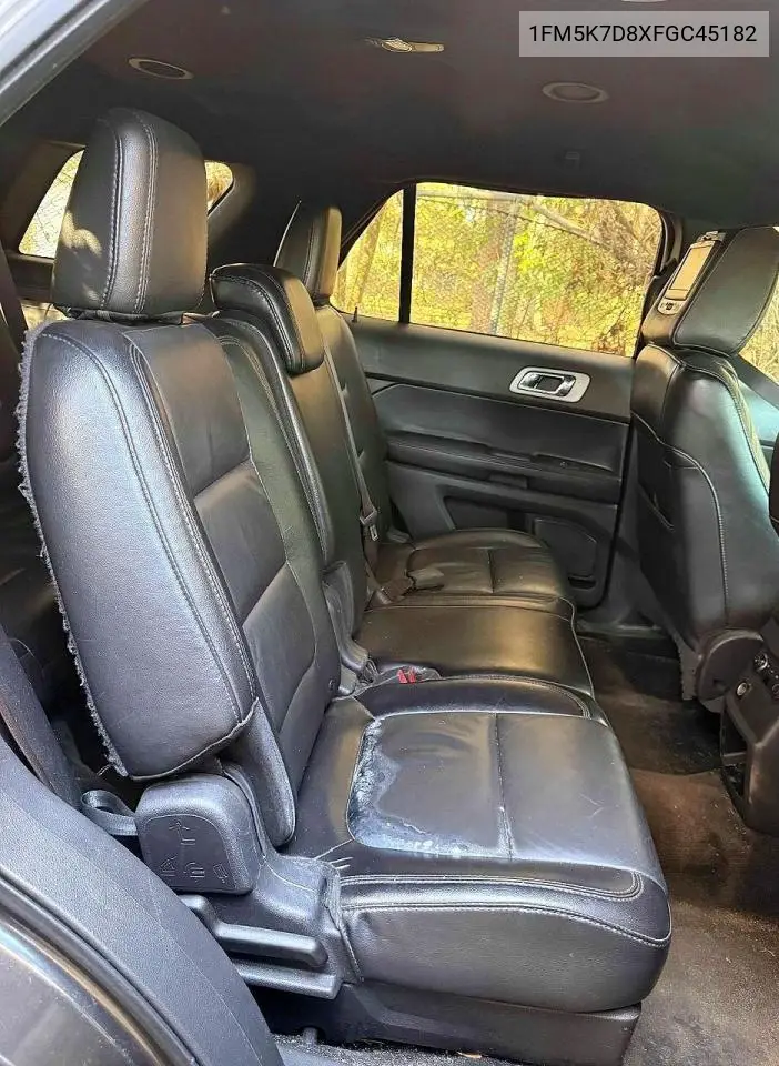 1FM5K7D8XFGC45182 2015 Ford Explorer Xlt