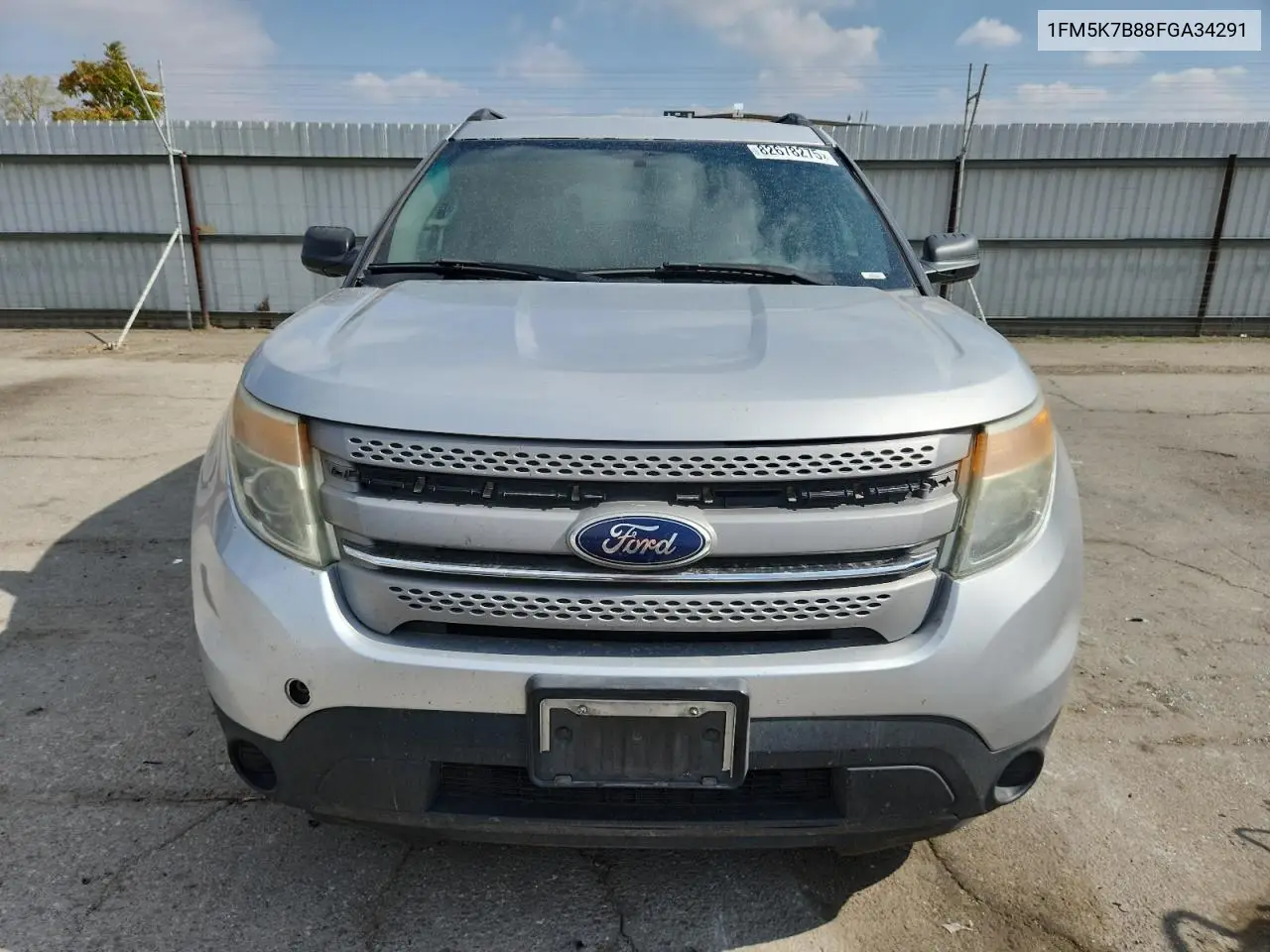 1FM5K7B88FGA34291 2015 Ford Explorer