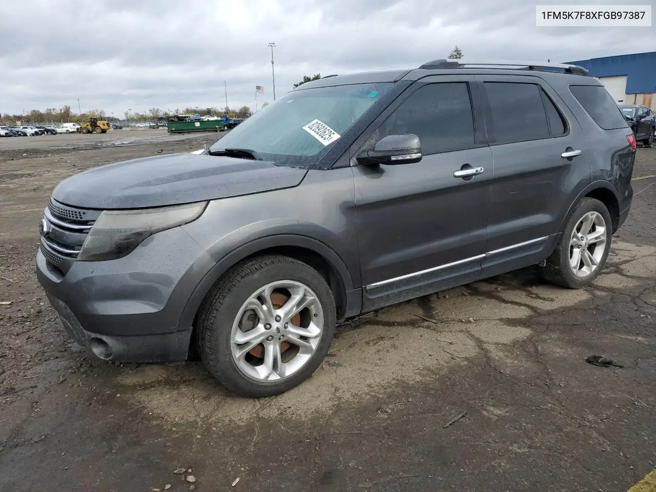 1FM5K7F8XFGB97387 2015 Ford Explorer Limited