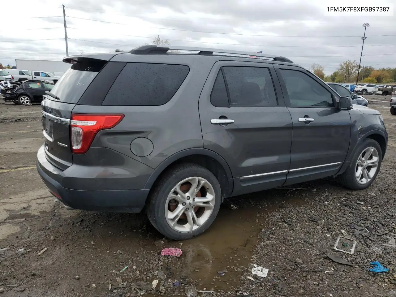 1FM5K7F8XFGB97387 2015 Ford Explorer Limited