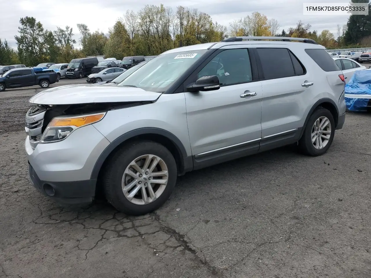 1FM5K7D85FGC53335 2015 Ford Explorer Xlt