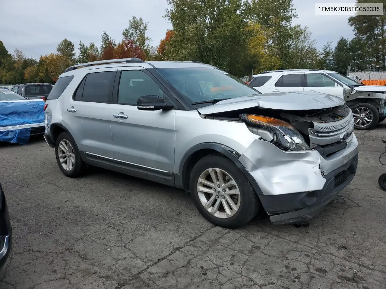 1FM5K7D85FGC53335 2015 Ford Explorer Xlt