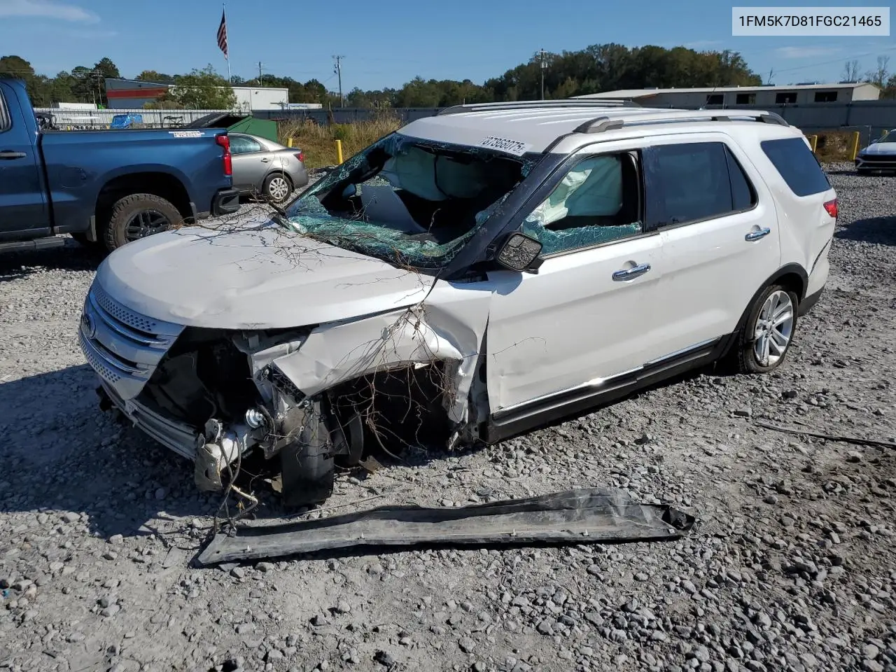 1FM5K7D81FGC21465 2015 Ford Explorer Xlt