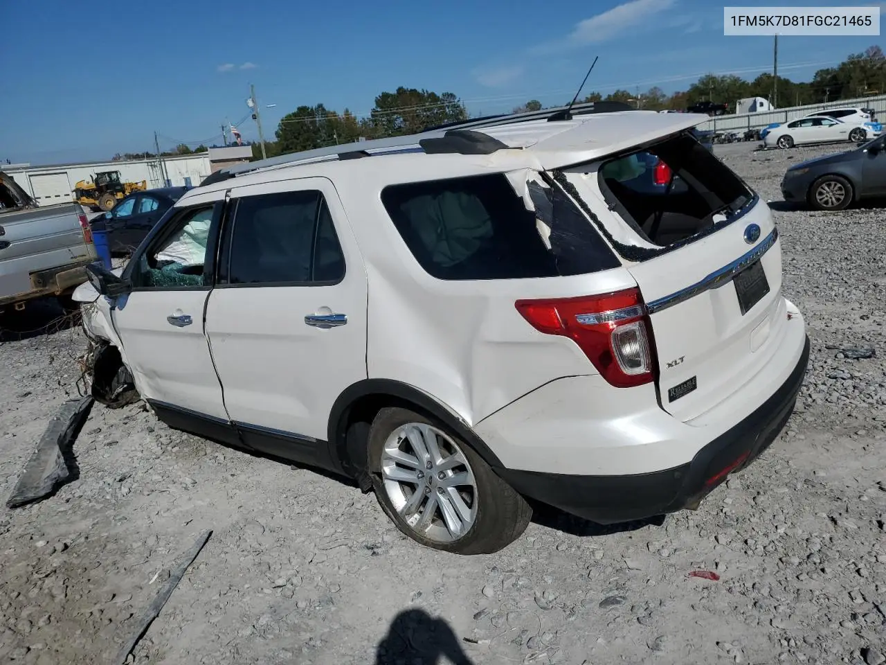 1FM5K7D81FGC21465 2015 Ford Explorer Xlt