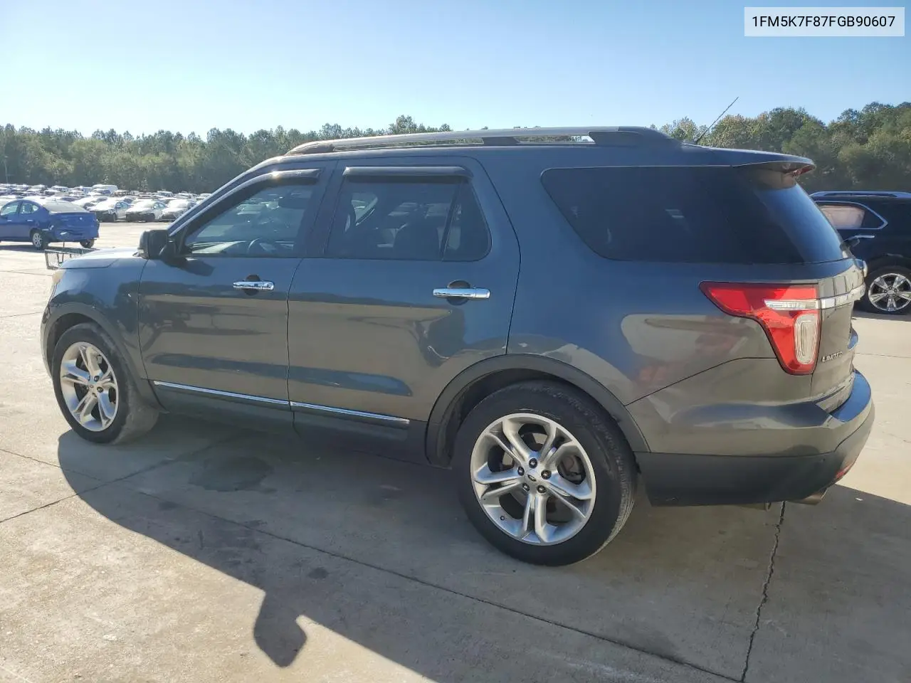 1FM5K7F87FGB90607 2015 Ford Explorer Limited