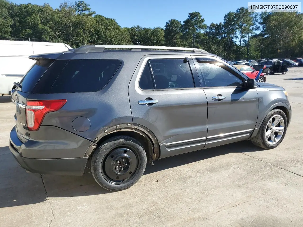 1FM5K7F87FGB90607 2015 Ford Explorer Limited