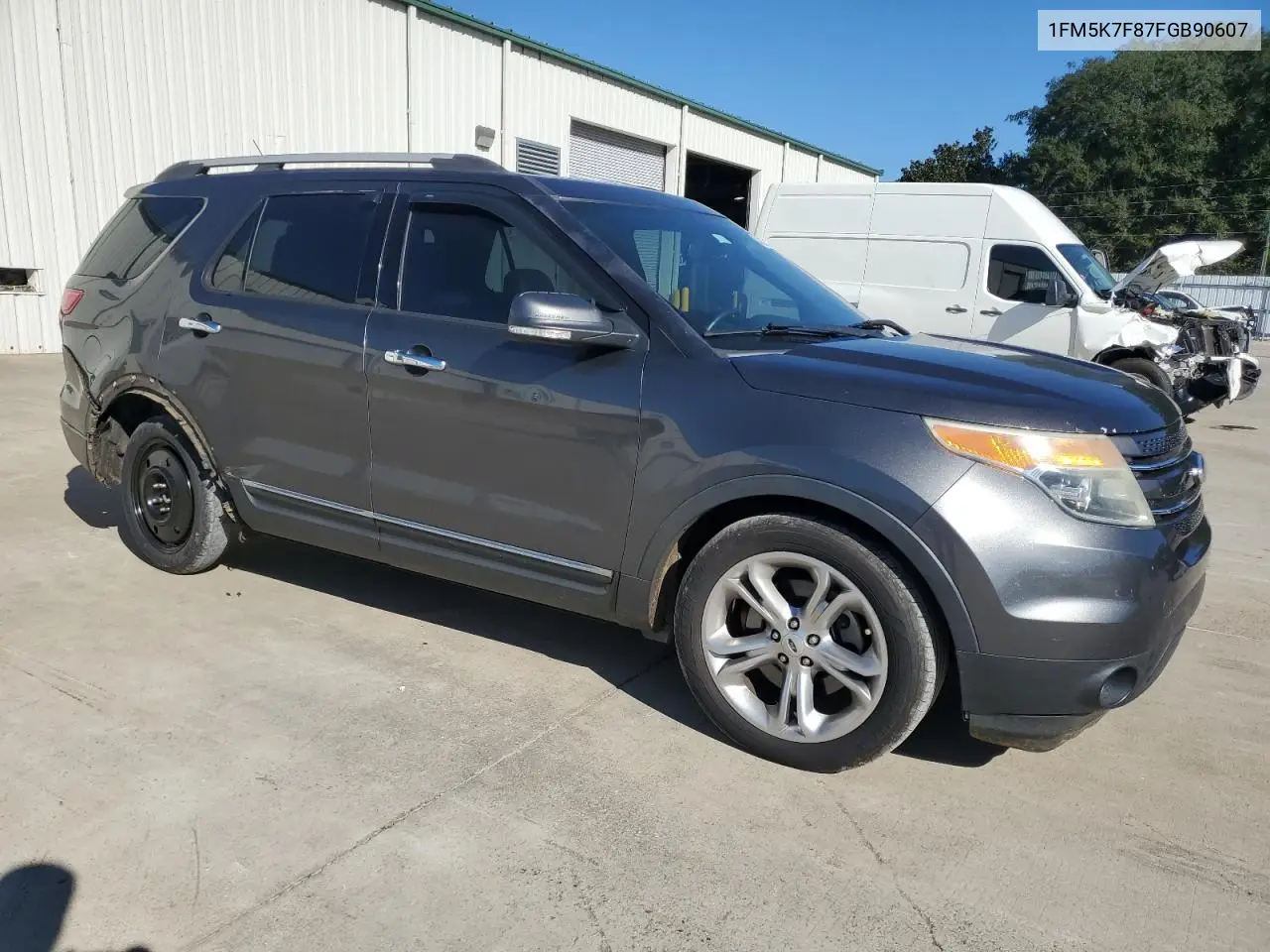 1FM5K7F87FGB90607 2015 Ford Explorer Limited