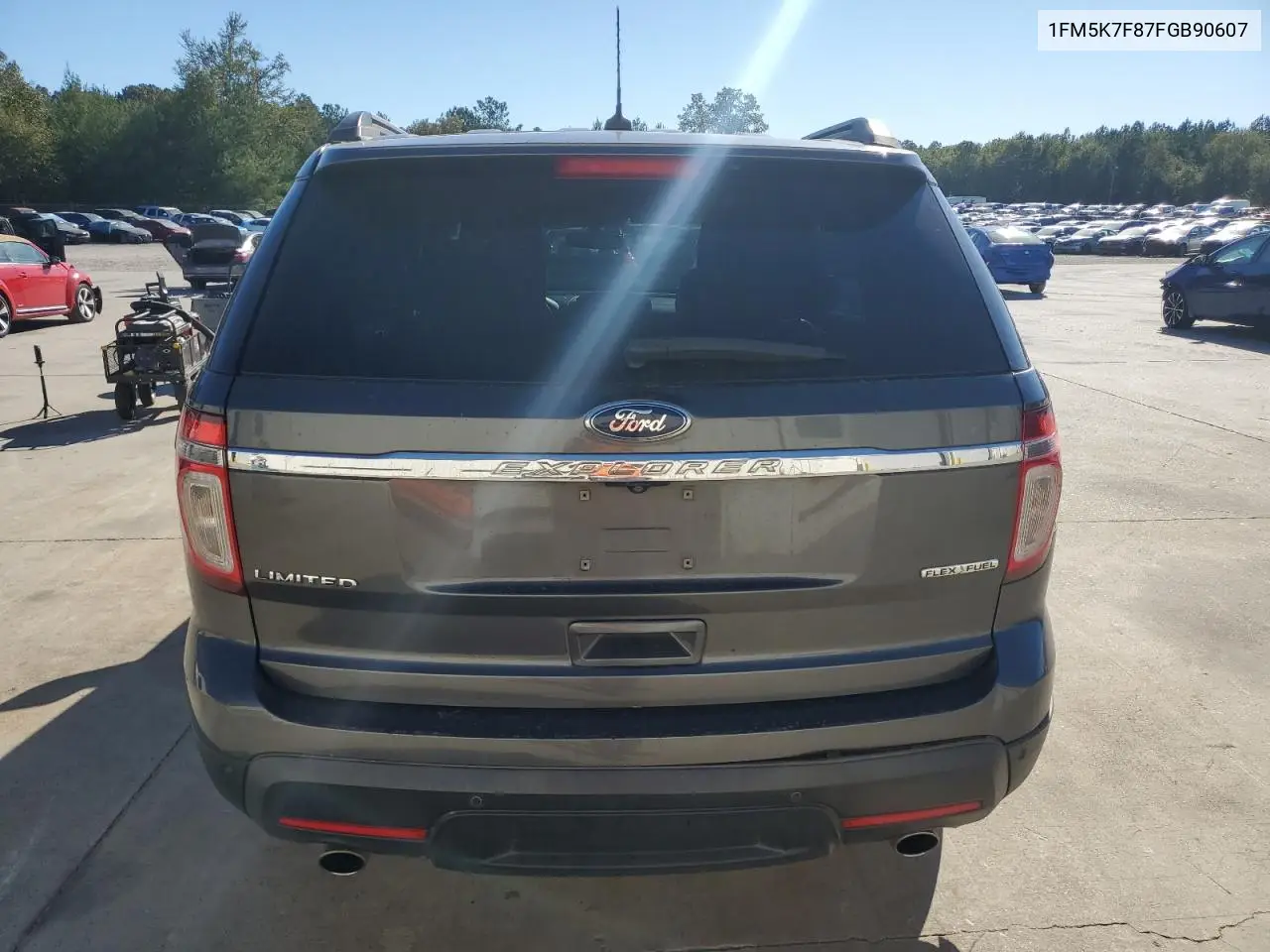 1FM5K7F87FGB90607 2015 Ford Explorer Limited