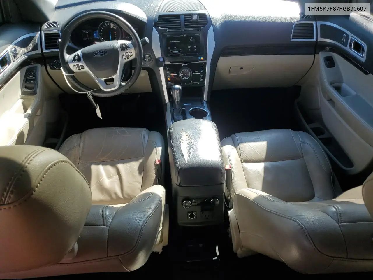 1FM5K7F87FGB90607 2015 Ford Explorer Limited