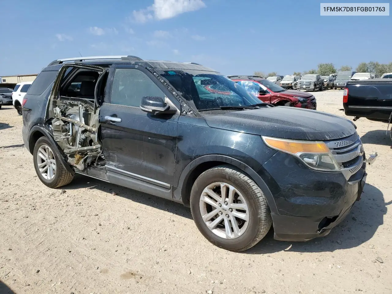 1FM5K7D81FGB01763 2015 Ford Explorer Xlt