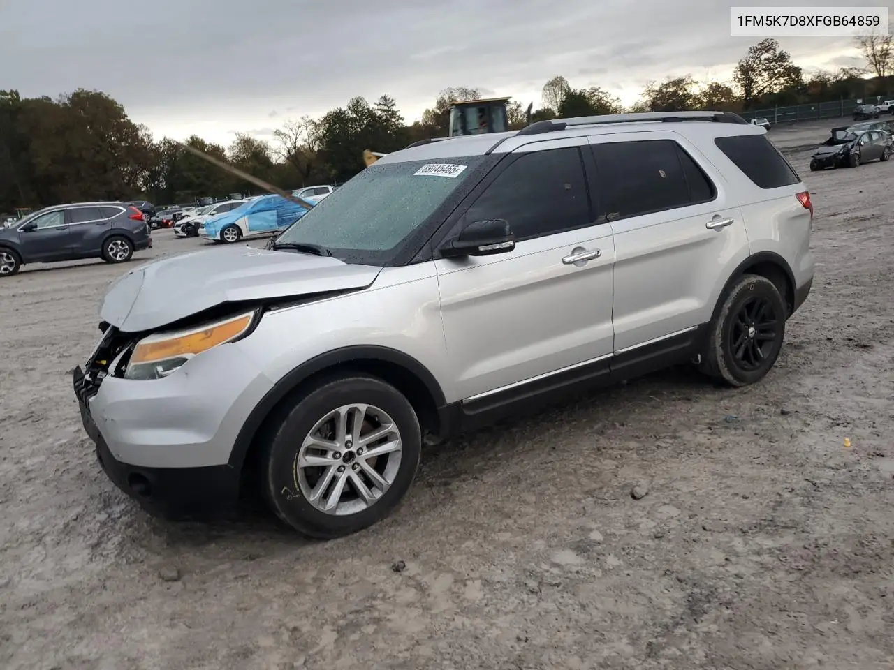 1FM5K7D8XFGB64859 2015 Ford Explorer Xlt