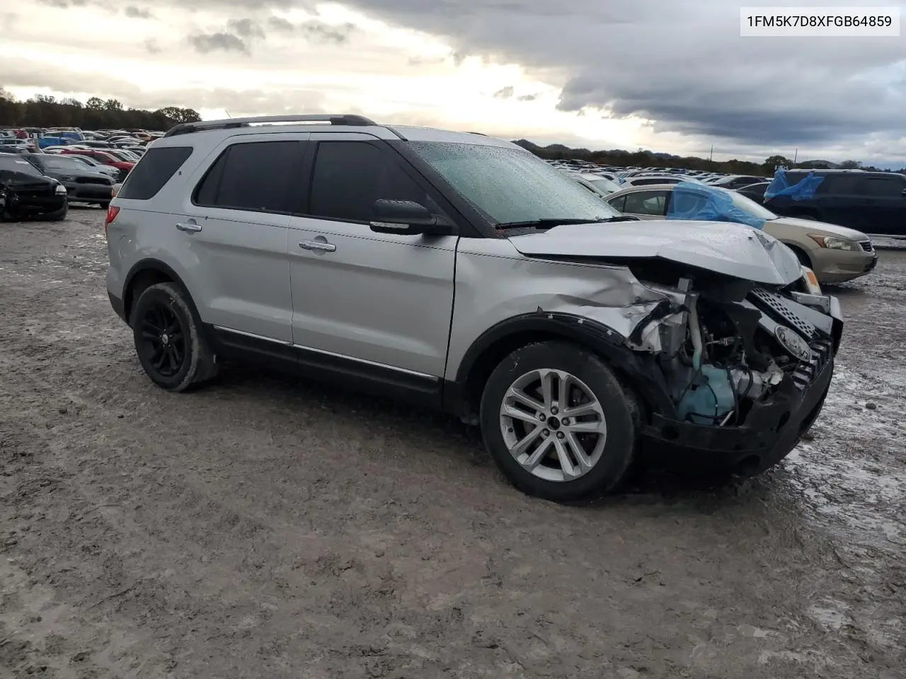 1FM5K7D8XFGB64859 2015 Ford Explorer Xlt