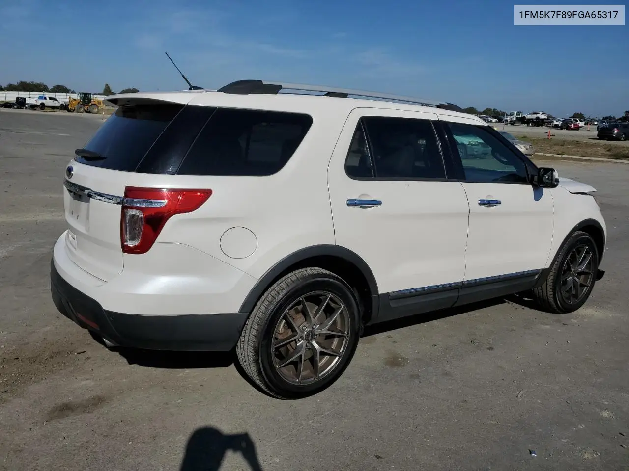 1FM5K7F89FGA65317 2015 Ford Explorer Limited