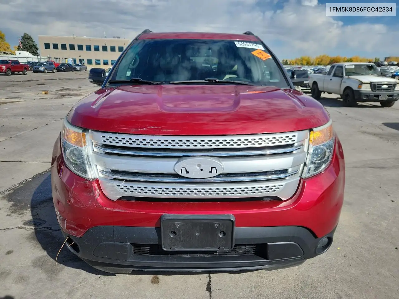 1FM5K8D86FGC42334 2015 Ford Explorer Xlt
