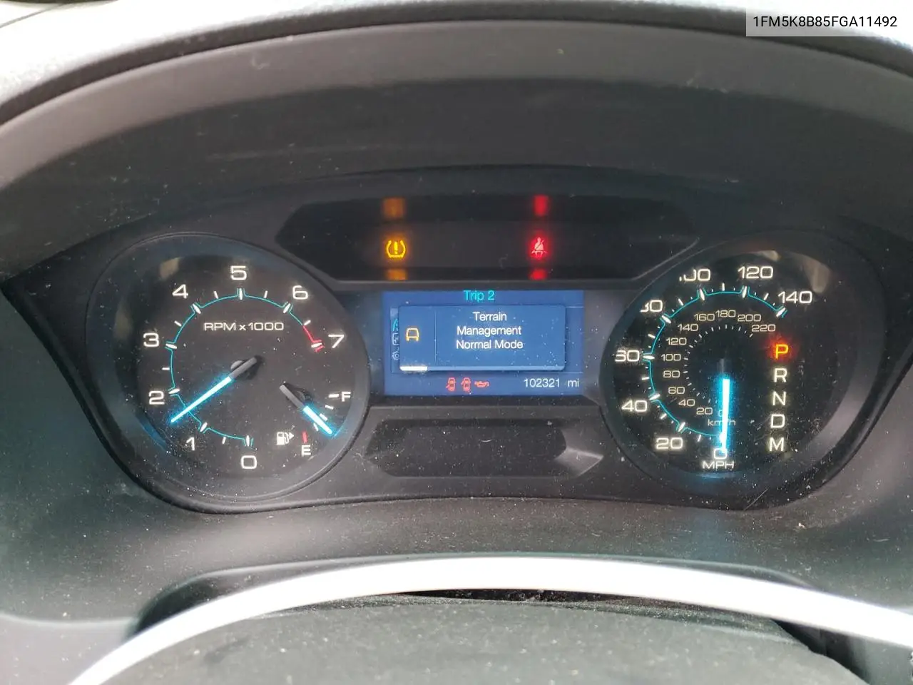 1FM5K8B85FGA11492 2015 Ford Explorer