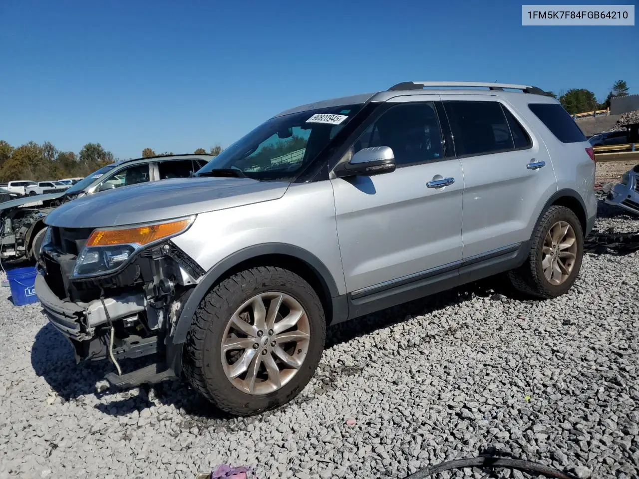1FM5K7F84FGB64210 2015 Ford Explorer Limited