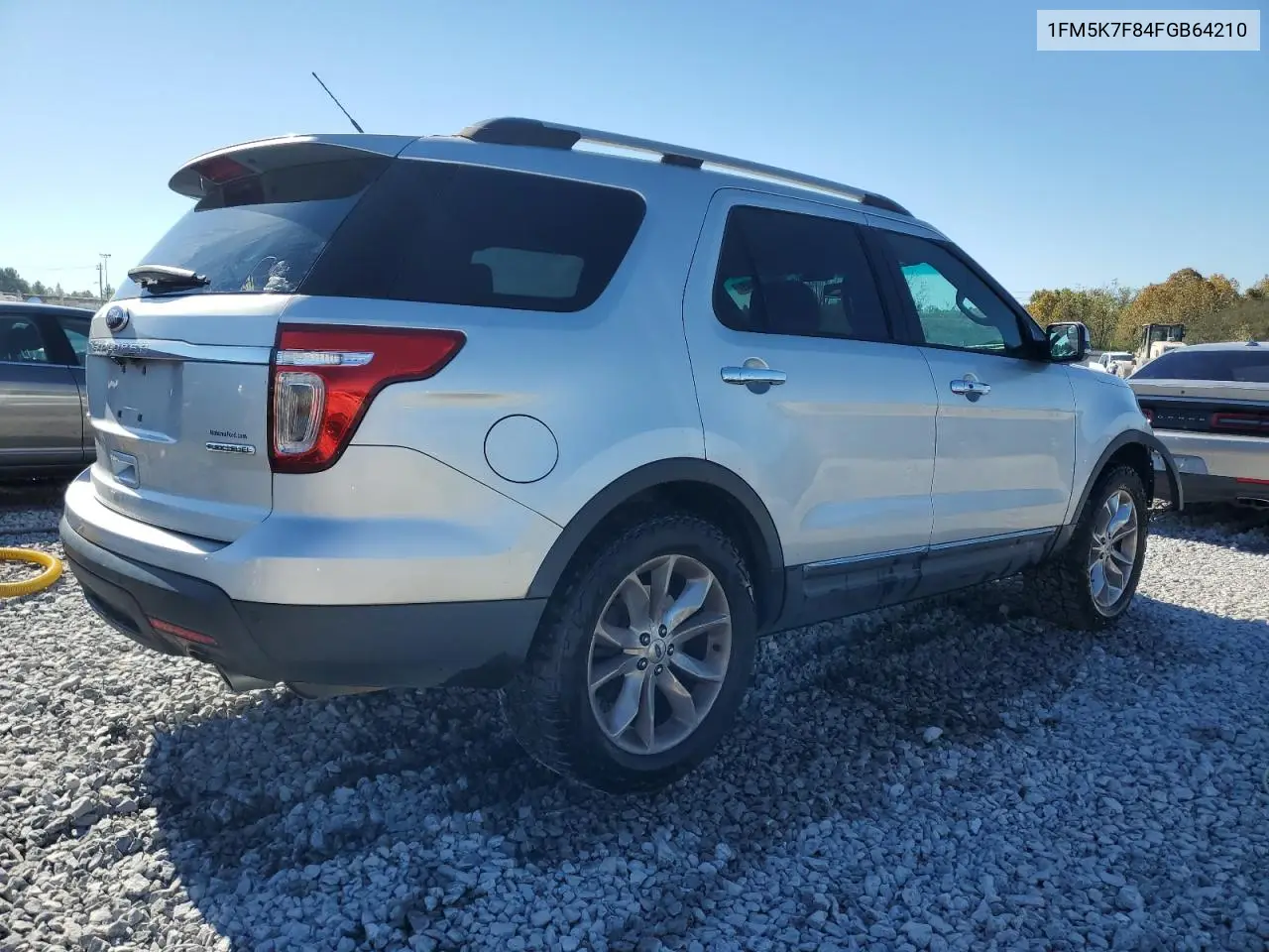 1FM5K7F84FGB64210 2015 Ford Explorer Limited