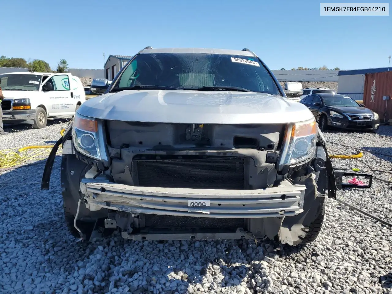 1FM5K7F84FGB64210 2015 Ford Explorer Limited