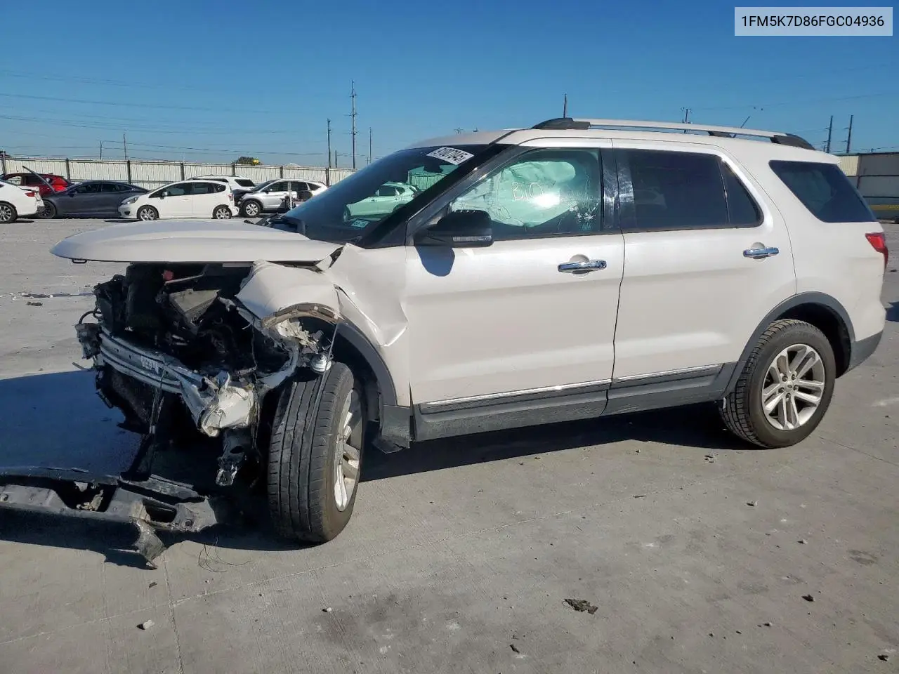 1FM5K7D86FGC04936 2015 Ford Explorer Xlt