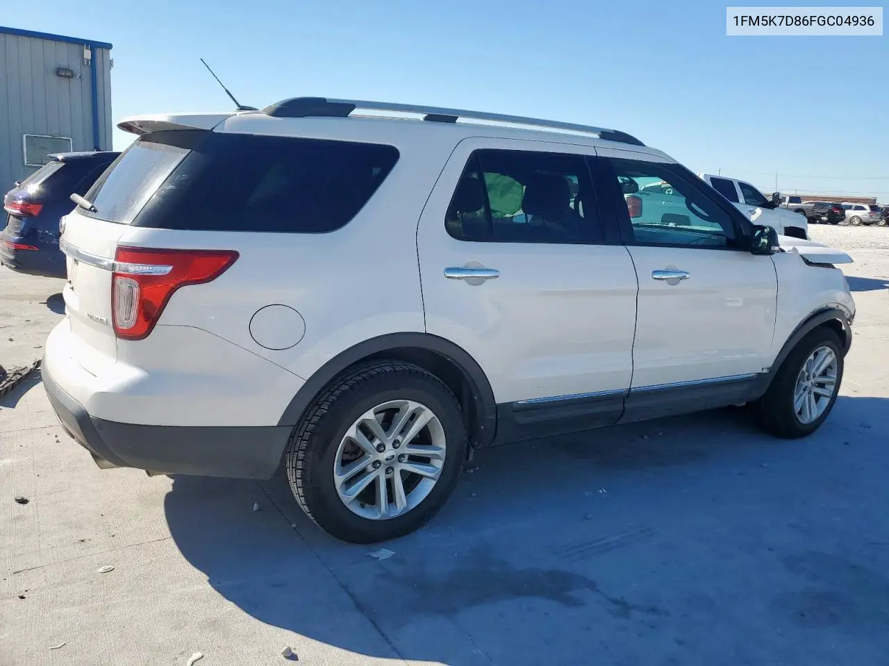 1FM5K7D86FGC04936 2015 Ford Explorer Xlt