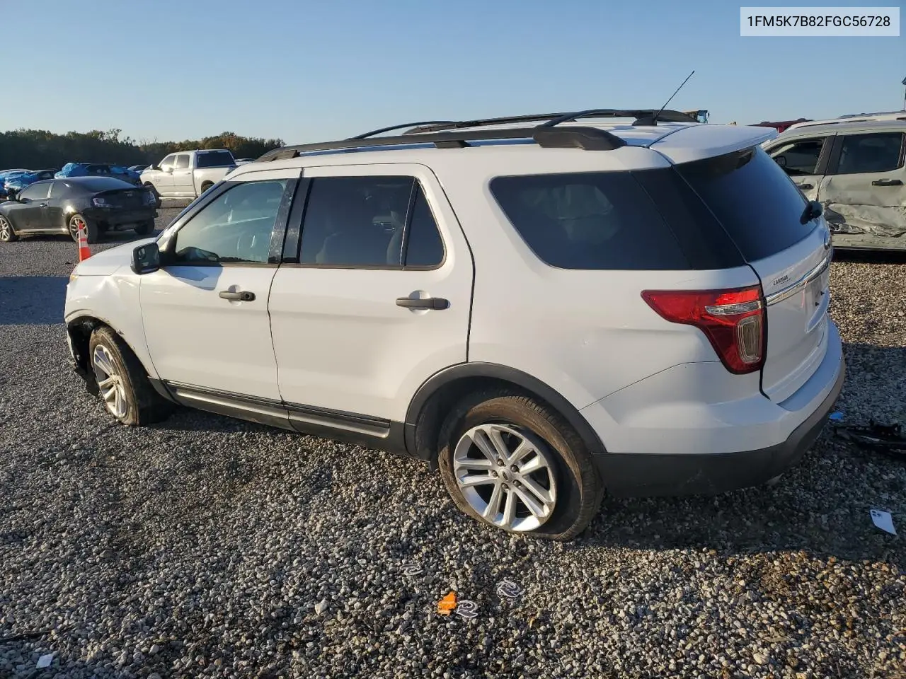 1FM5K7B82FGC56728 2015 Ford Explorer