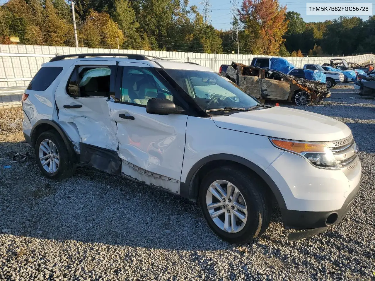 1FM5K7B82FGC56728 2015 Ford Explorer
