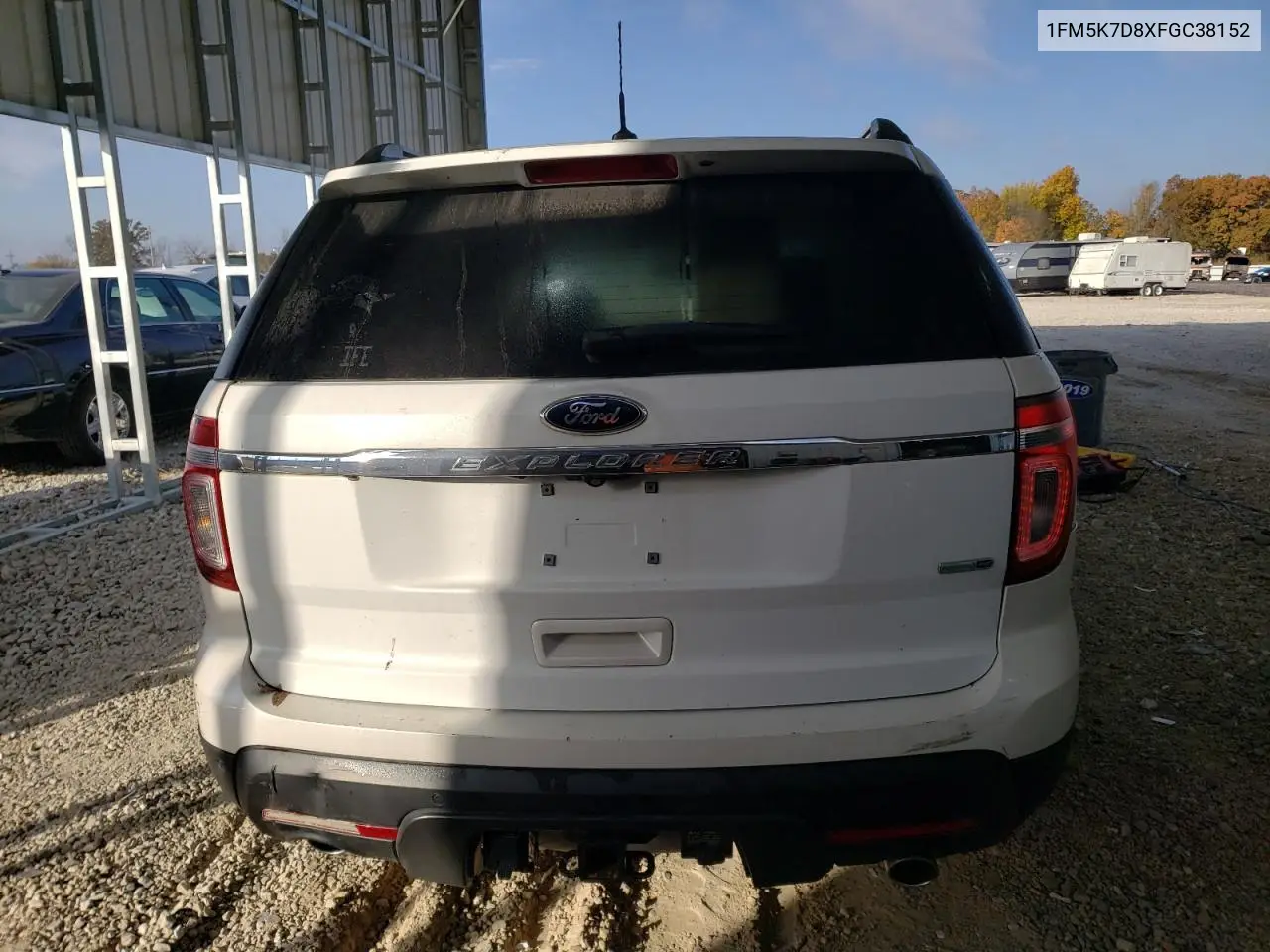 1FM5K7D8XFGC38152 2015 Ford Explorer Xlt