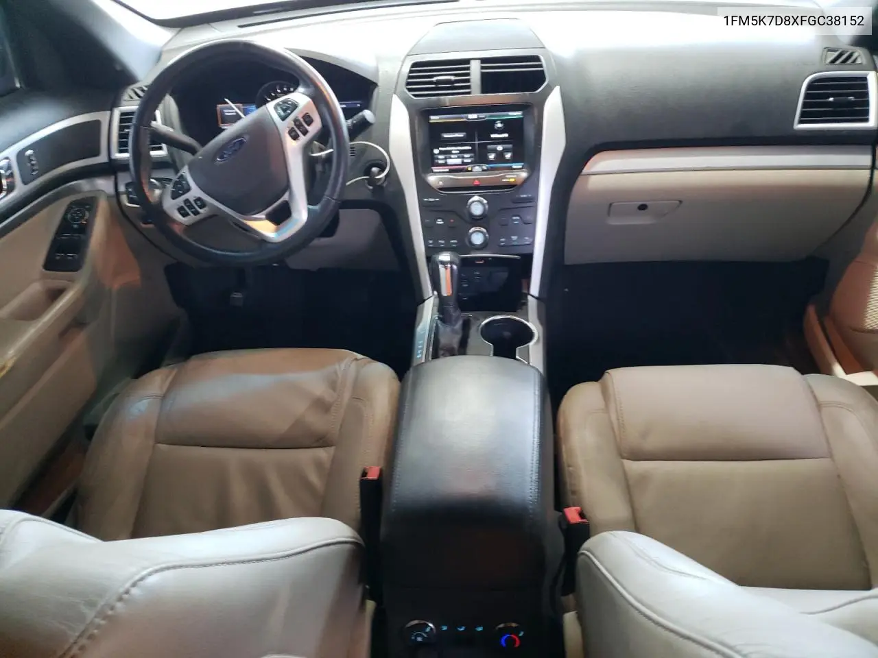 1FM5K7D8XFGC38152 2015 Ford Explorer Xlt