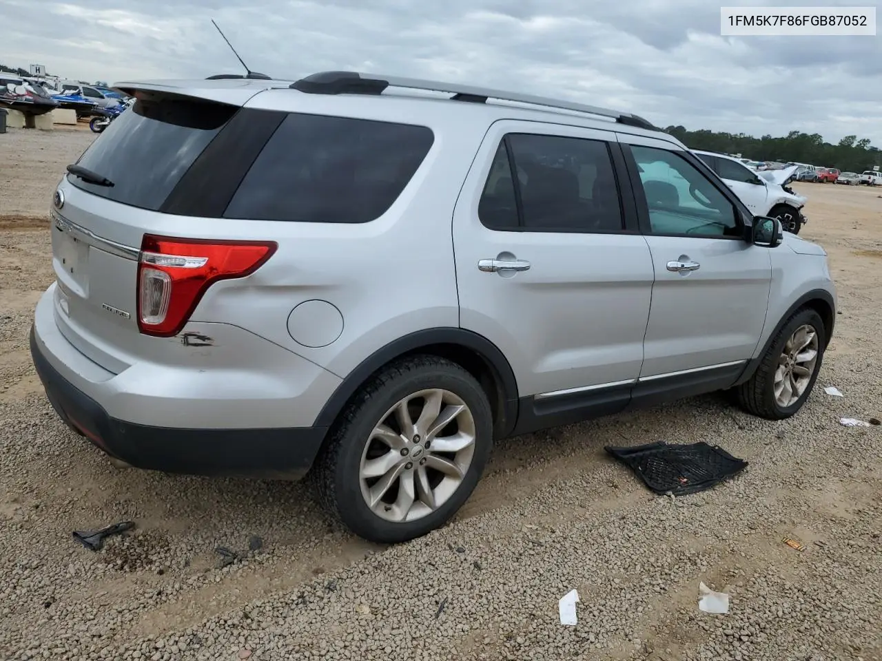 1FM5K7F86FGB87052 2015 Ford Explorer Limited