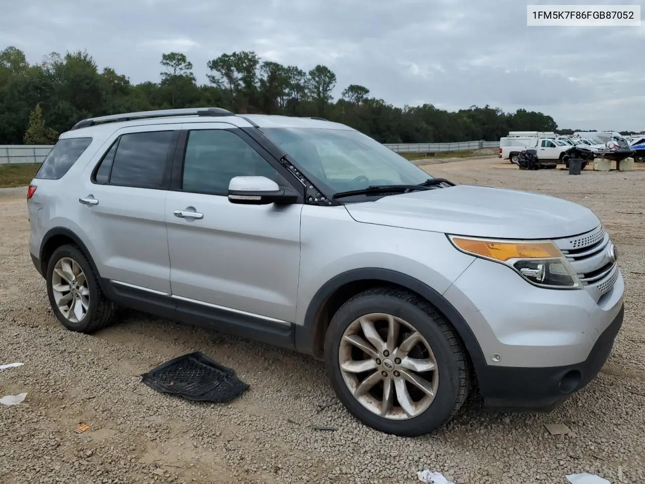 1FM5K7F86FGB87052 2015 Ford Explorer Limited