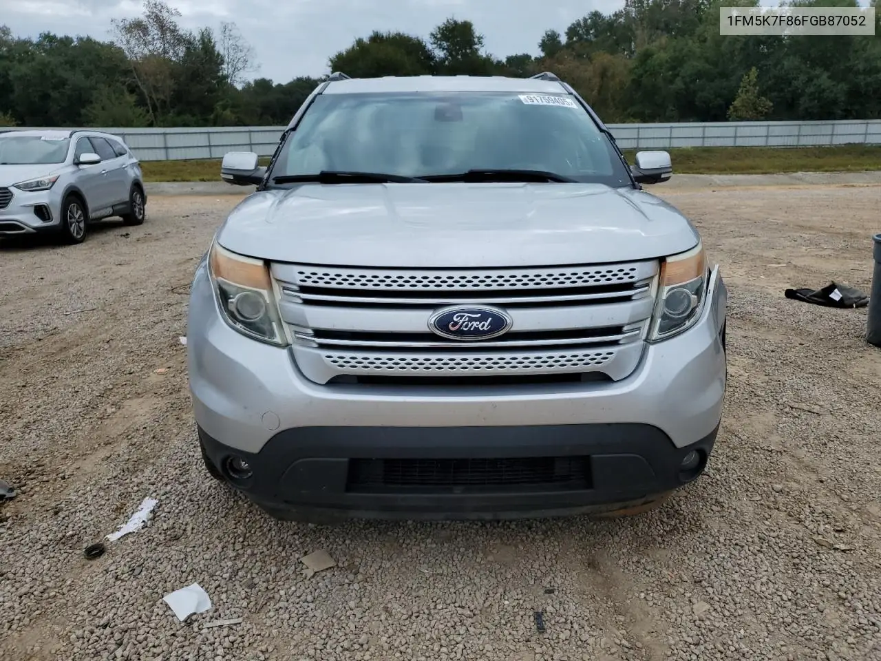 1FM5K7F86FGB87052 2015 Ford Explorer Limited