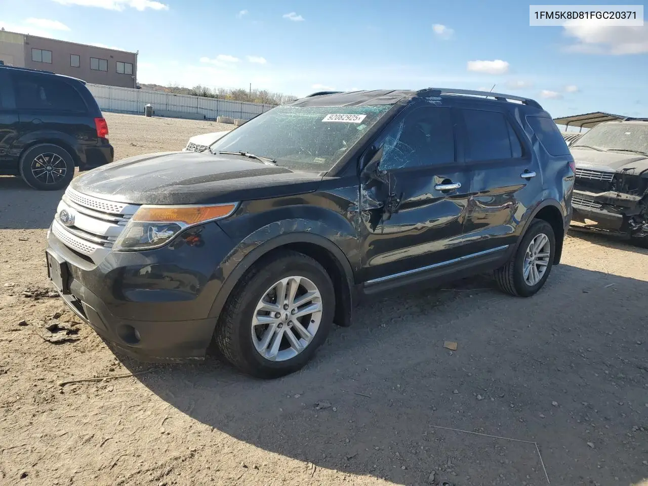 1FM5K8D81FGC20371 2015 Ford Explorer Xlt