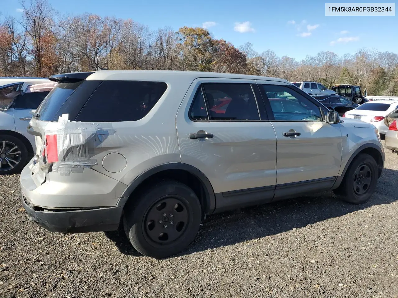 1FM5K8AR0FGB32344 2015 Ford Explorer Police Interceptor