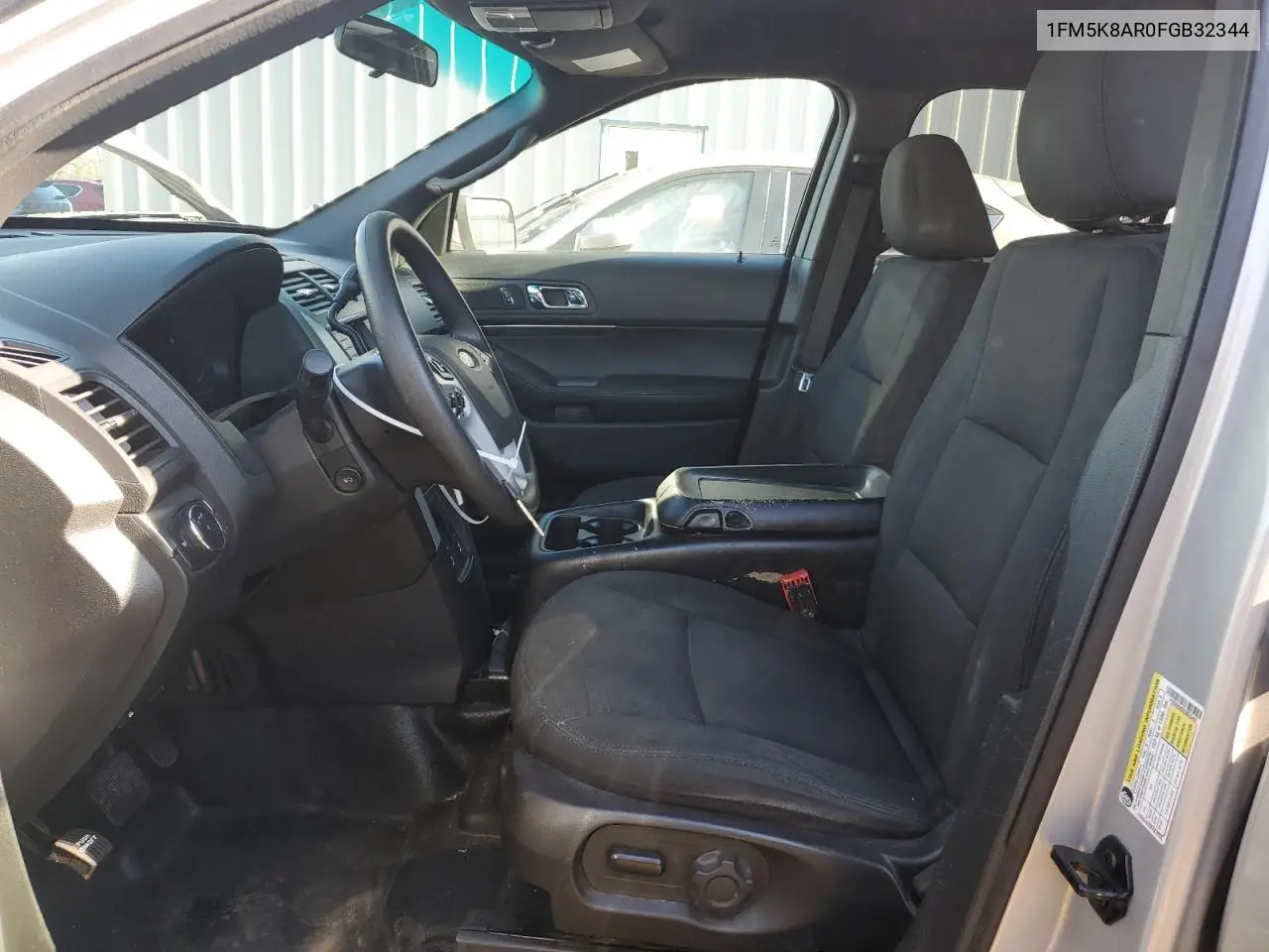 1FM5K8AR0FGB32344 2015 Ford Explorer Police Interceptor